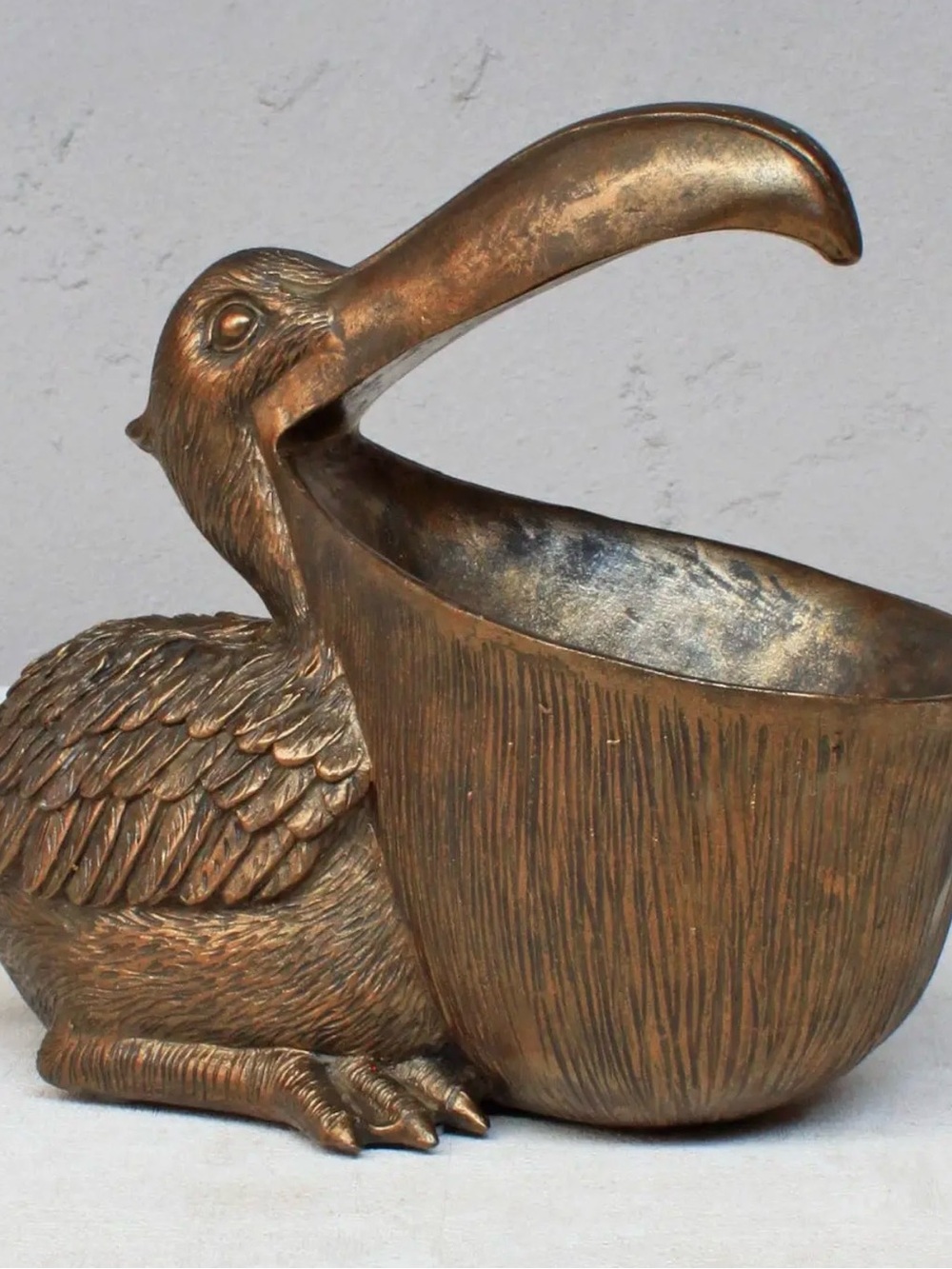 Pelican Trinket Dish/ Planter Bowl - Home Accents